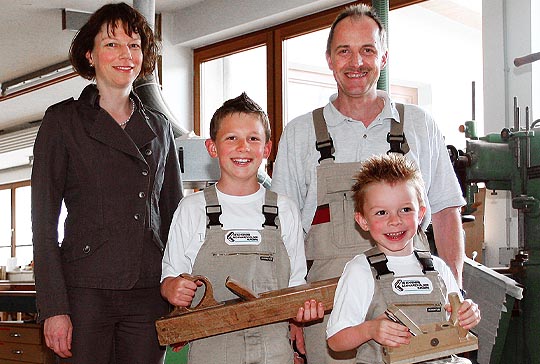 Familienpotrait Familie Schwarzwälder