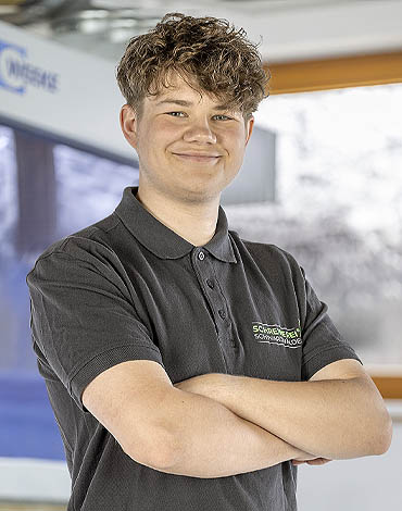 Cedric Gärtner Auszubildender Schreiner